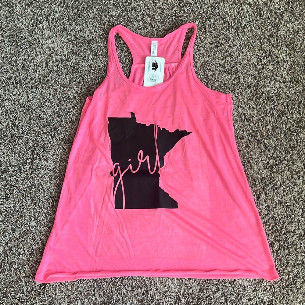 Pink MN Tank Top Girl